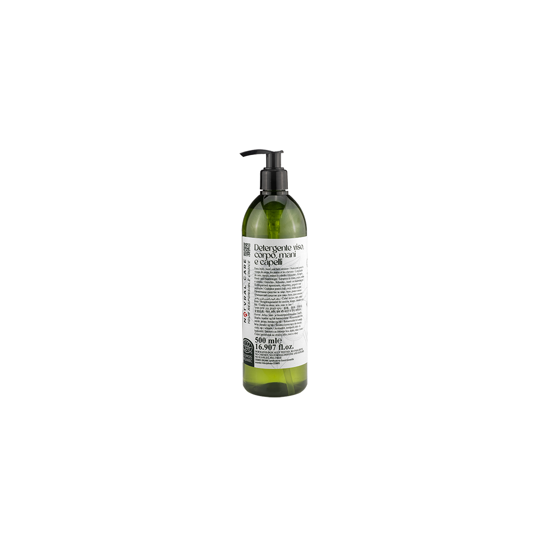 Detergente mani viso corpo e capelli 500ml Linea Natvral Care art. NTCSM500D/C