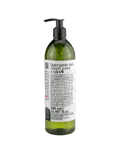 Detergente mani viso corpo e capelli 500ml Linea Natvral Care art. NTCSM500D/C