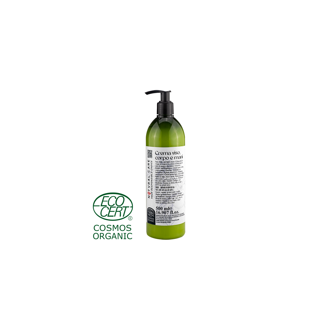 Crema mani viso e corpo 500ml Linea Natvral Care art. NTCCC500D/C