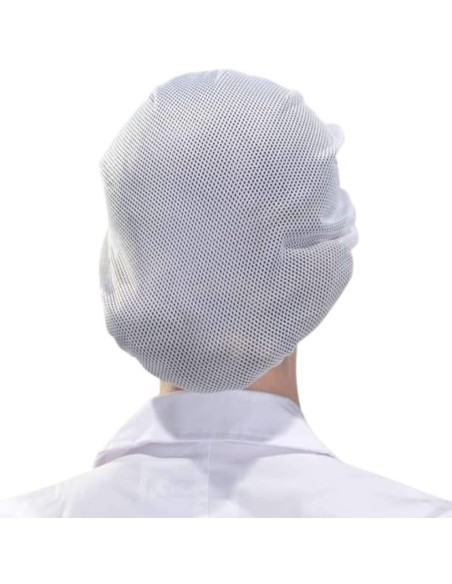 Cuffia a rete da donna da cuoco bianca Isacco per Hotel e Beb