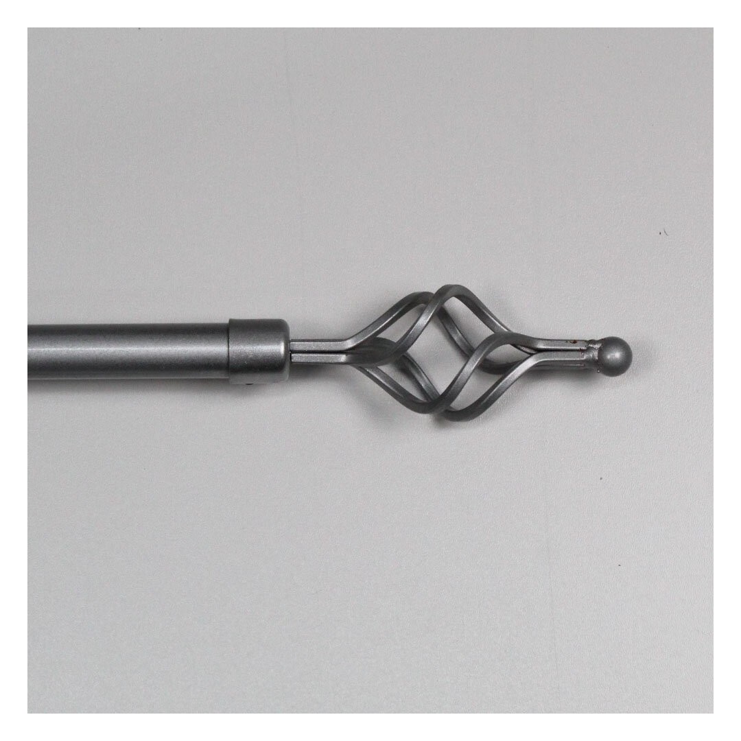 Bastone per tenda a spirale Argento Hunt per Hotel e Beb