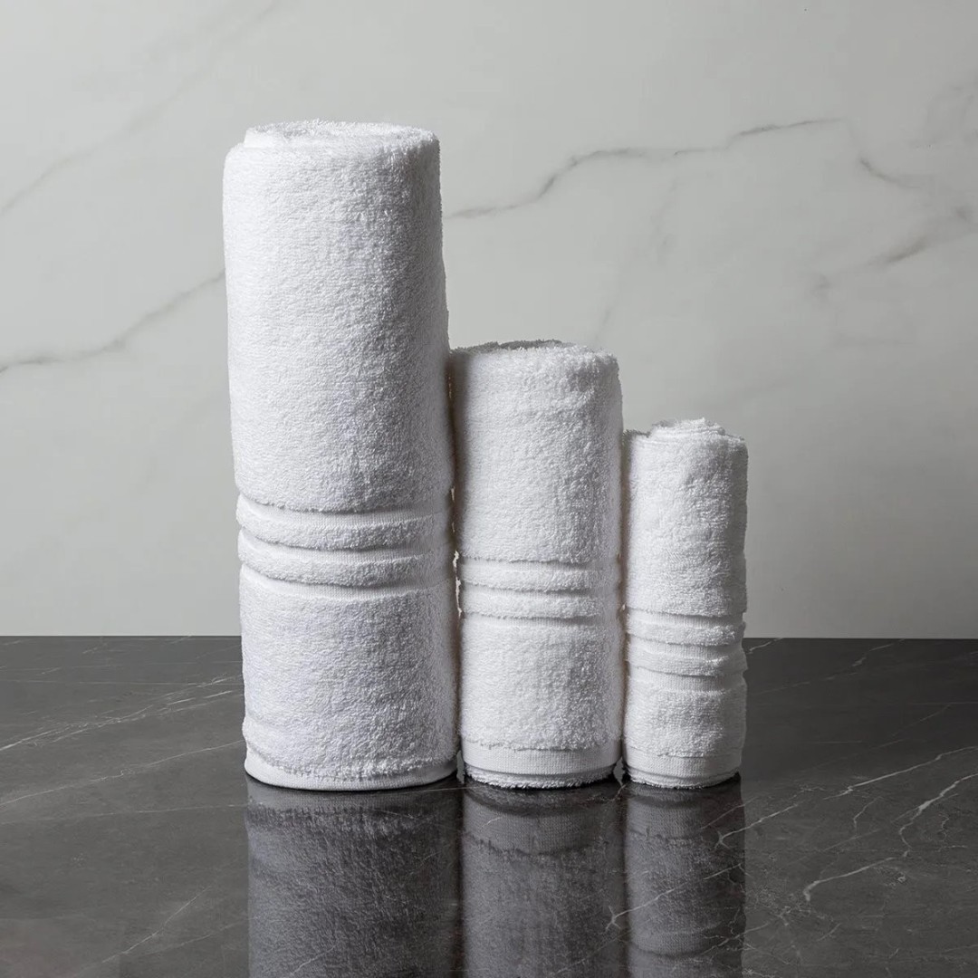 Telo bagno 100x150cm 420gr per Hotel e Beb Linea 3 Righe