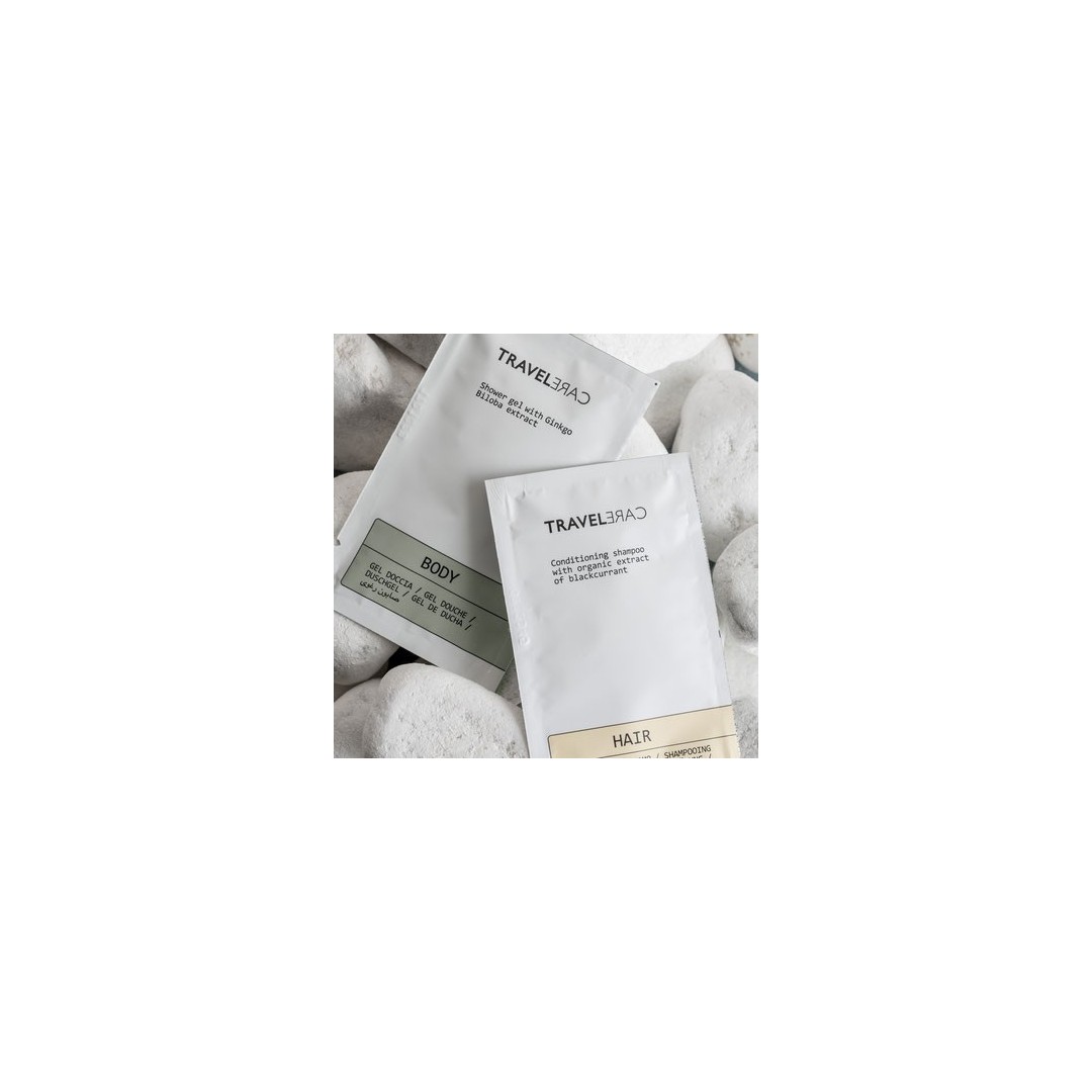 Shampoo e Balsamo 10ml TravelCare art.AB01STR3