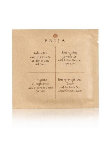 Salviettine Energizzanti ai Fiori di Loto del Laos Prija art.AB36EPR