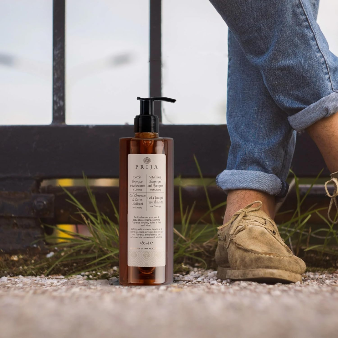 Doccia Shampoo Vitalizzante In Flacone Non Ricaricabile 380ml Prija art.P400R_PR