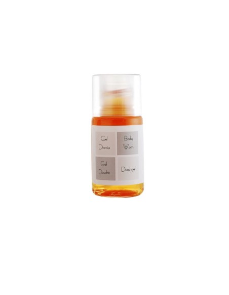 GEL DOCCIA ARANCIO TRASPARENTE- FLACONE IN PET 20 ML Linea Neutra P20BN