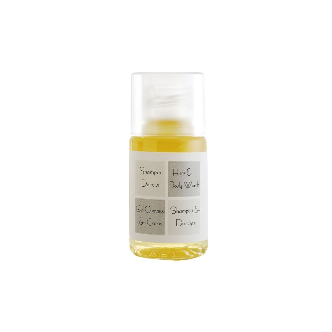 SHAMPOO DOCCIA GIALLO TRASPARENTE FLACONE IN PET 20 ML Linea Neutra P20MN