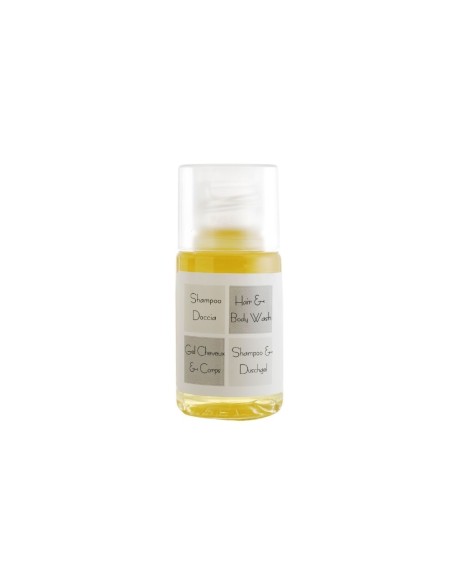 SHAMPOO DOCCIA GIALLO TRASPARENTE FLACONE IN PET 20 ML Linea Neutra P20MN