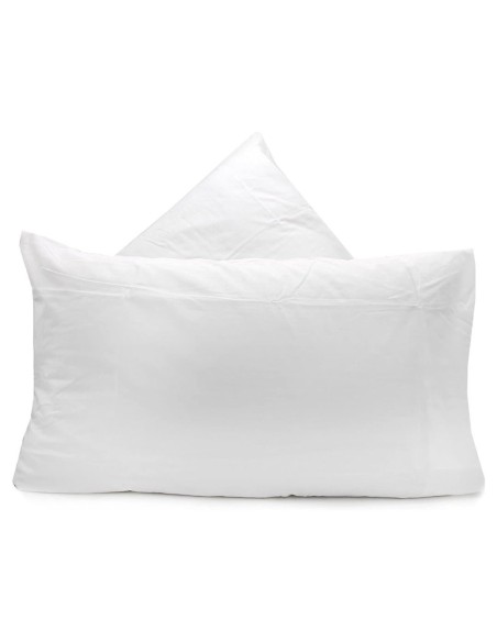 Coppia Federe Bianche Biancaluna Linea Bianchissimo Hotellerie in 100% cotone per Hotel e BeB