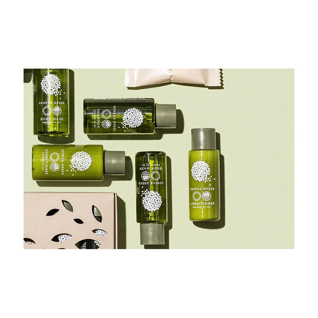 50 Kit di Benvenuto in Sacchetto di Organza - Linea Geneva Green (Cod. KITBGR0915) 2