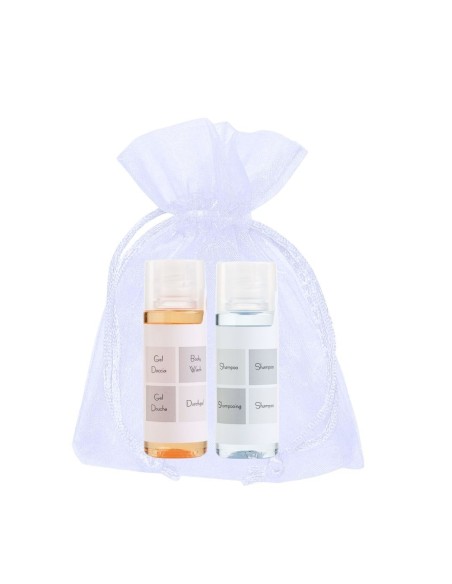 50 Kit di Benvenuto in Sacchetto di Organza - Linea Neutra (Cod. KITNTP30BNP30SN)