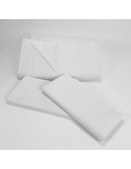 Completo letto in Percalle Angel's Bianco Matrimoniale