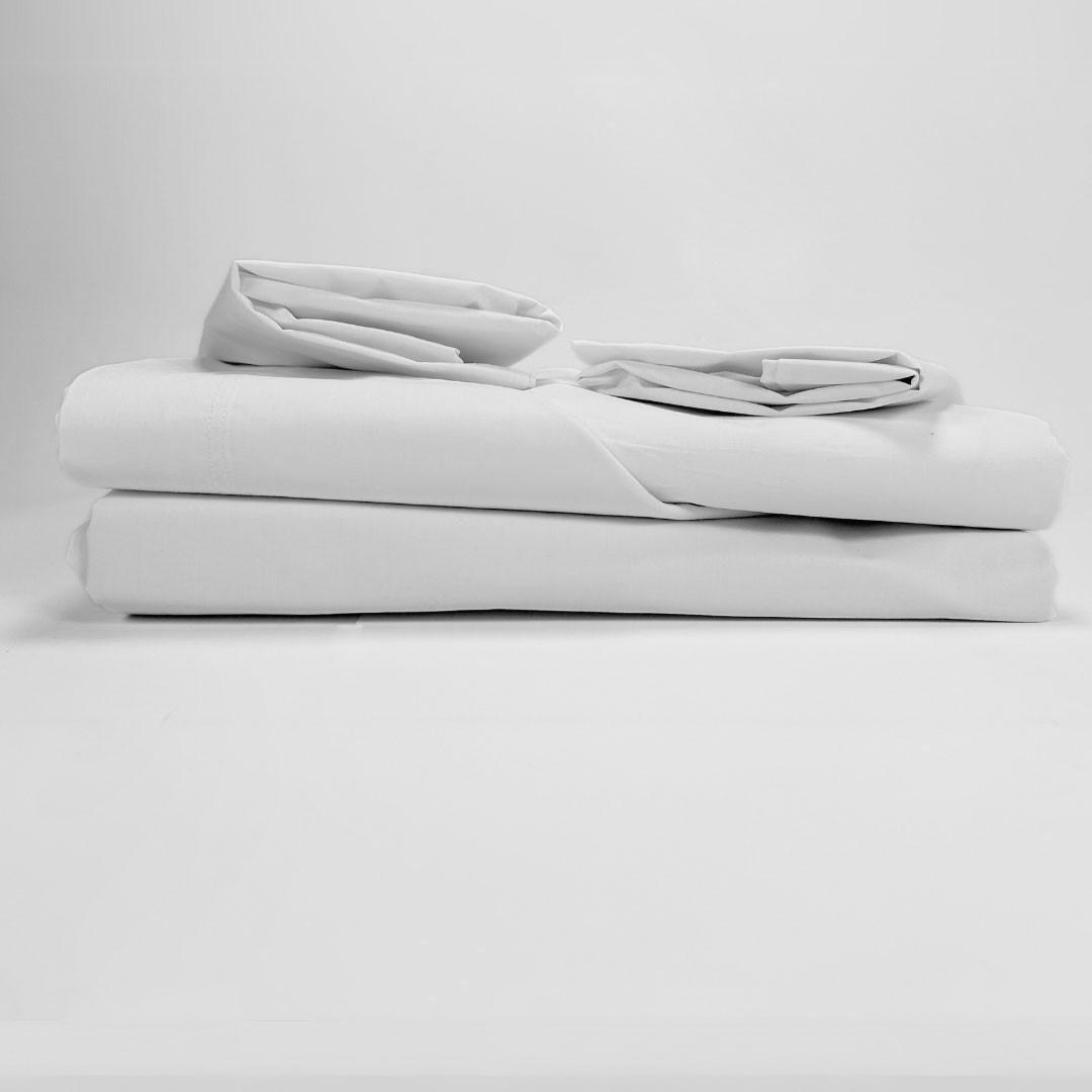 Completo letto in Percalle Angel's Bianco Matrimoniale