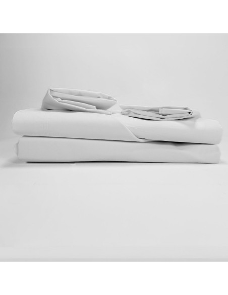 Completo letto in Percalle Angel's Bianco Matrimoniale