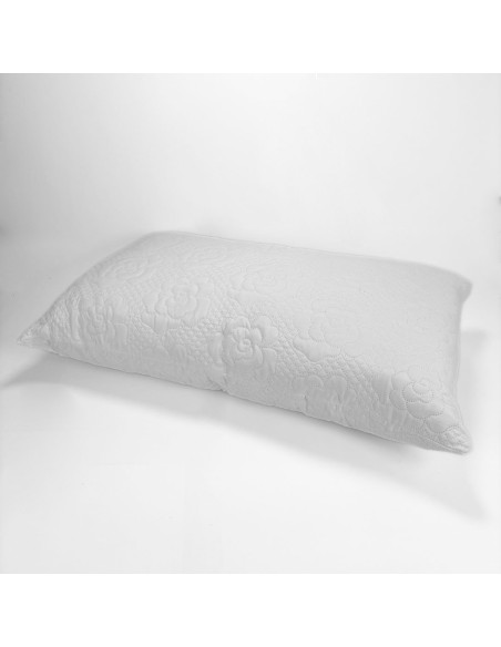 Guanciale trapuntato 50x80cm art. Re Chiaro in fiocco di memory traspirante per Hotel e BeB