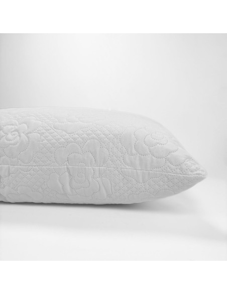 Guanciale trapuntato 50x80cm art. Re Chiaro in fiocco di memory traspirante per Hotel e BeB