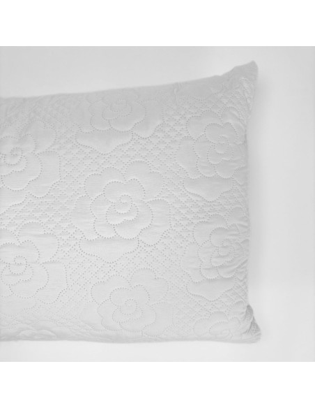 Guanciale trapuntato 50x80cm art. Re Chiaro in fiocco di memory traspirante per Hotel e BeB