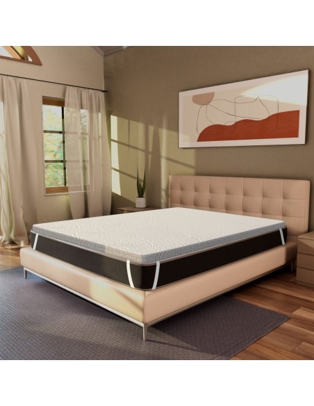 Topper 5cm in memory foam Singolo stabile e morbido 80x190cm