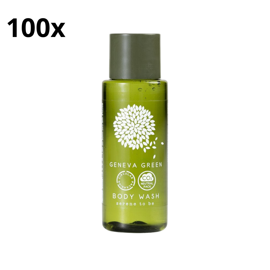 100 set Pochette da bagno+asciugamano mani+shampoo+bagnoschiuma+sapone