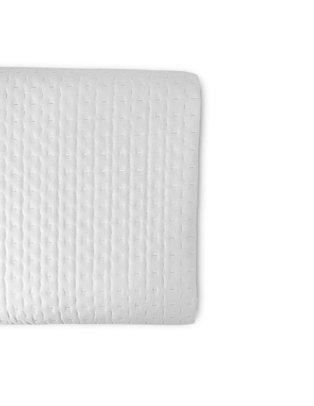 Copriletto Trapuntato Matrimoniale Bianco Milady No Stiro per Hotel e Beb