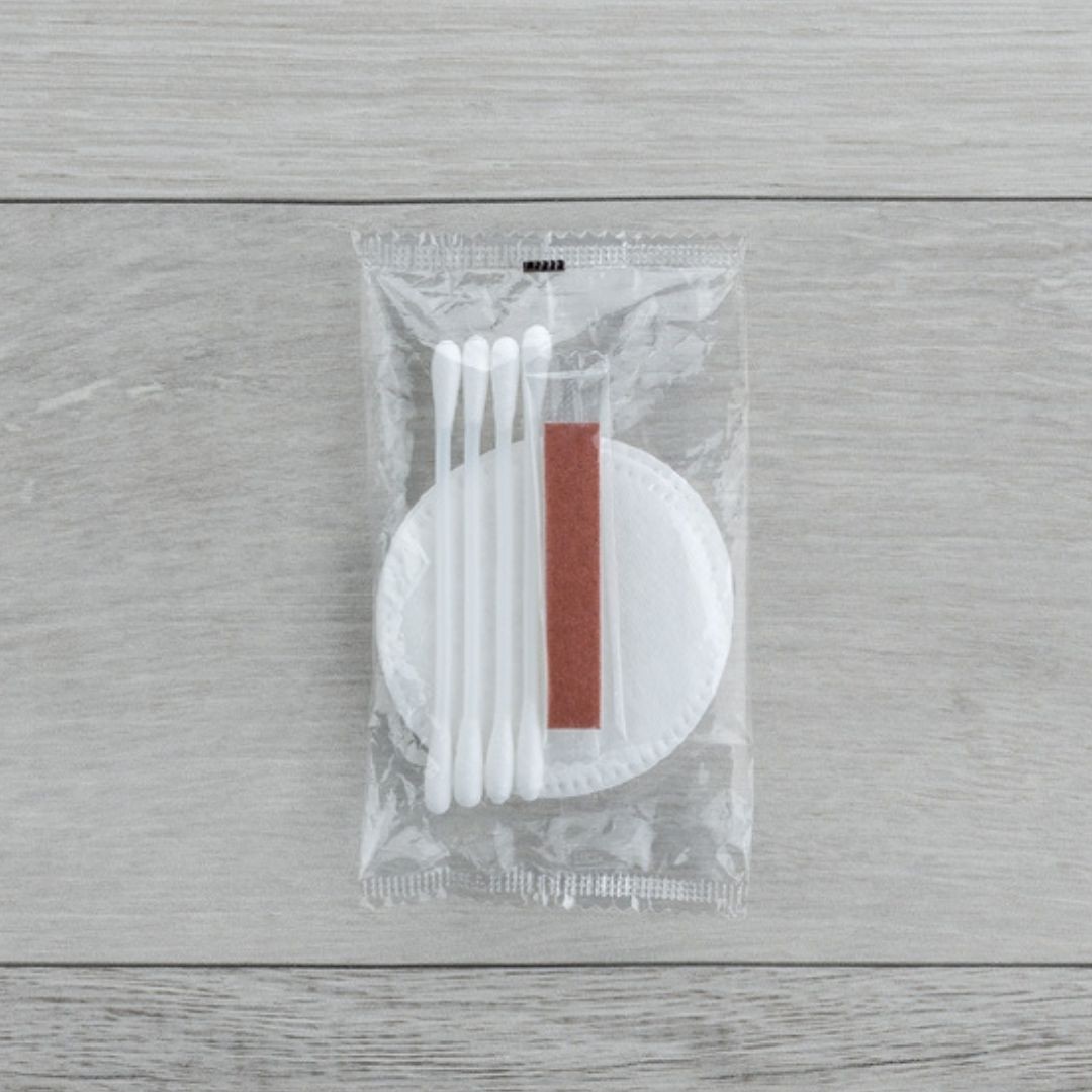 Set igienico 3 Cotton fioc+4 dischetto cotone+1 lima unghie VSC_BK