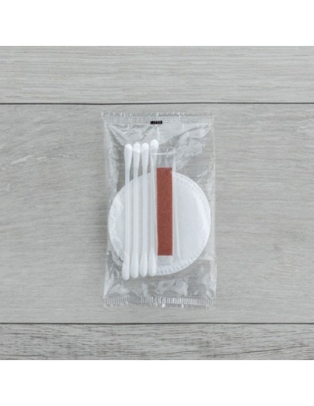 Set igienico 3 Cotton fioc+4 dischetto cotone+1 lima unghie VSC_BK