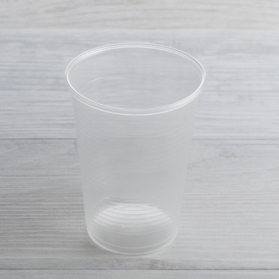 Bicchiere di plastica imbustato 250 cc G02