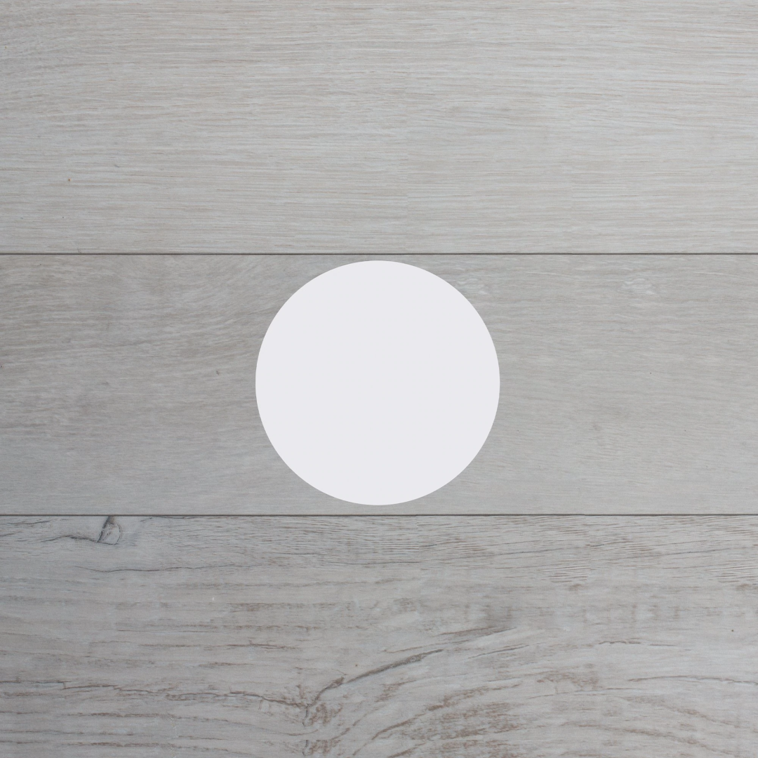 Sottobicchiere rotondo bianco diametro 90mm G039ER_BK