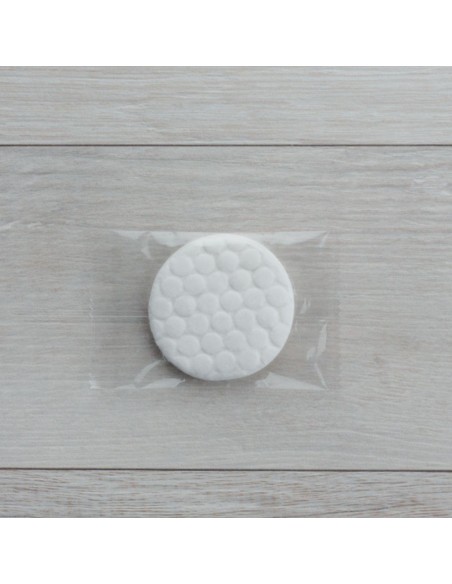 Dischetto di cotone in bustina trasparente neutra CD_BK