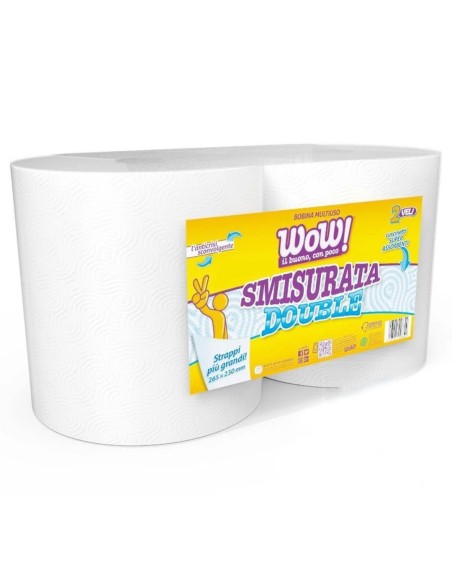 Coppia Bobina industriale WOW 800 strappi