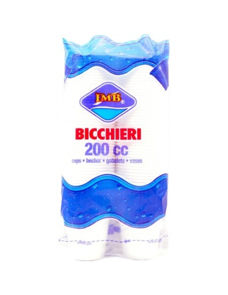 Imb bicchieri bianco 200cc pz.48+48