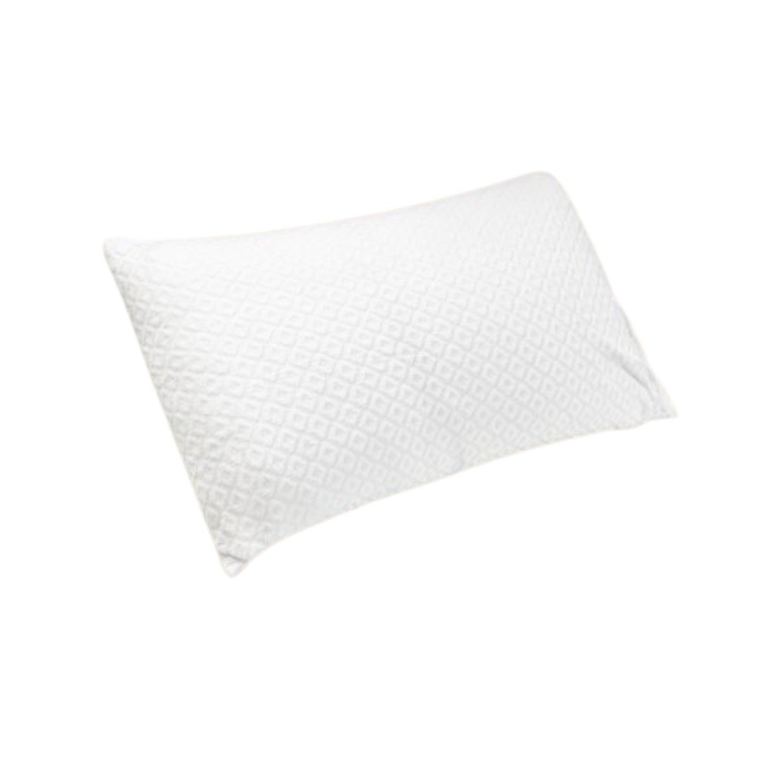 Copricuscino alberghiero sanitario in spugna jacquard 52x82cm