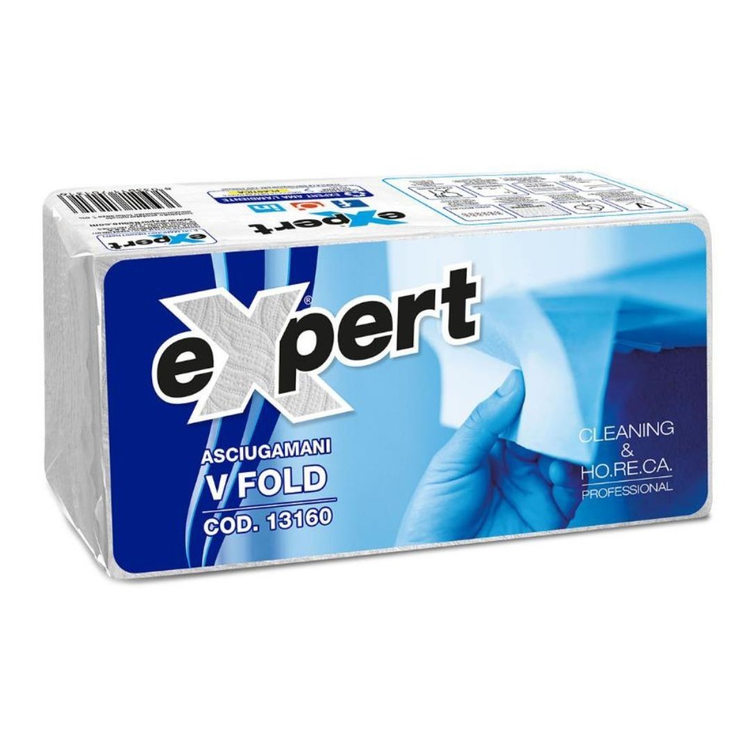 EXPERT CARTA ASCIUGAMANI V FOLD 21x21cm 2 VELI 12480