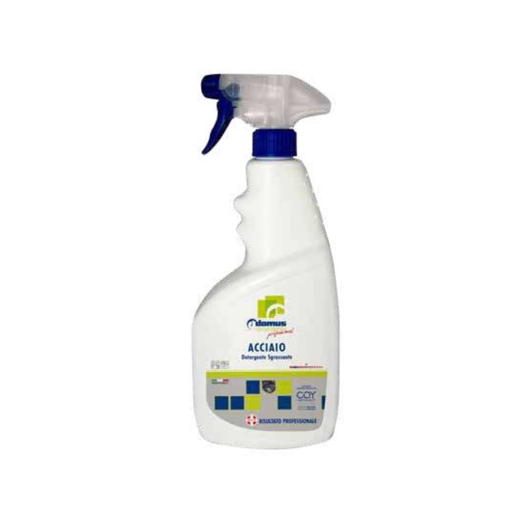 Detergente Acciaio Sgrassante 750 ml art. 1DET420-0933