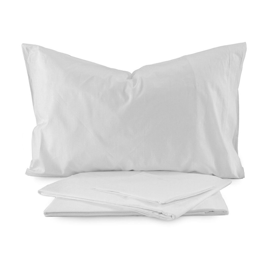 Completo Lenzuola Matrimoniale LineaOro art. Optical Bianco