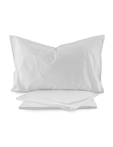 Completo Lenzuola Matrimoniale LineaOro art. Optical Bianco