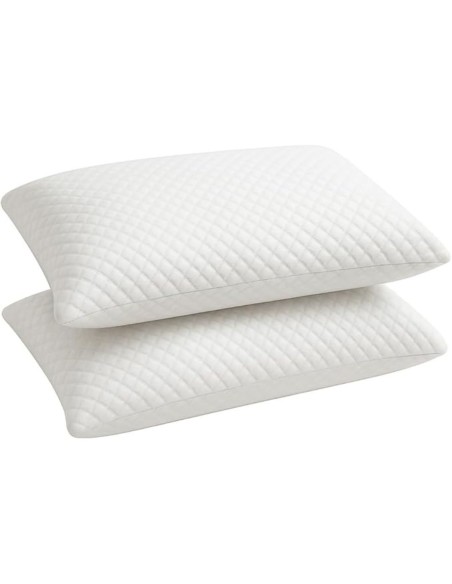 Guanciale Re Chiaro 50x80cm art. in fiocco di memory trapuntato per Hotel e BeB