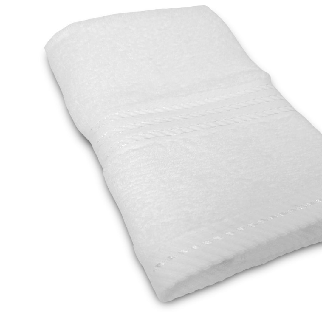 Asciugamano Ospite 40x60cm Linea Riga Diamantino in spugna 430gr/mq 100% cotone per Hotel e BeB 2