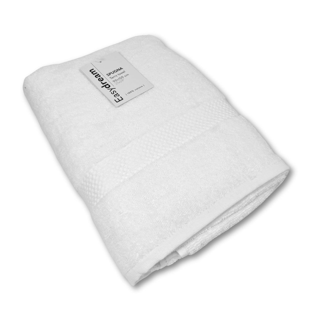 Telo Bagno 90x150cm EasyDream in spugna 100% cotone certificato OEKO-TEX
