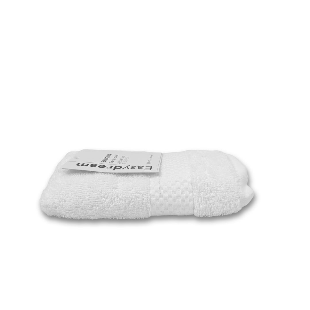 Asciugamano ospite 30x50cm EasyDream in spugna 100% cotone certificato OEKO-TEX