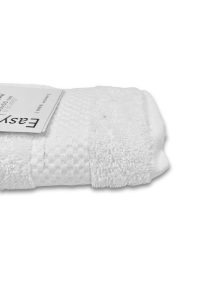 Asciugamano ospite 30x50cm EasyDream in spugna 100% cotone certificato OEKO-TEX
