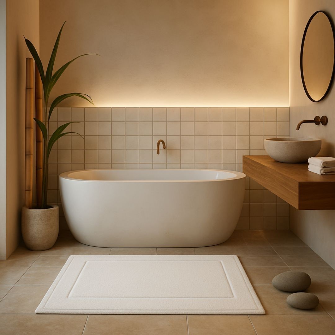 Tappeto Bagno Linea Oro art. Hoteliero 50x70cm in Spugna per Hotel e BeB