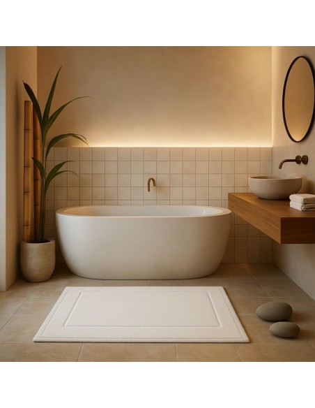 Tappeto Bagno Linea Oro art. Hoteliero 50x70cm in Spugna per Hotel e BeB