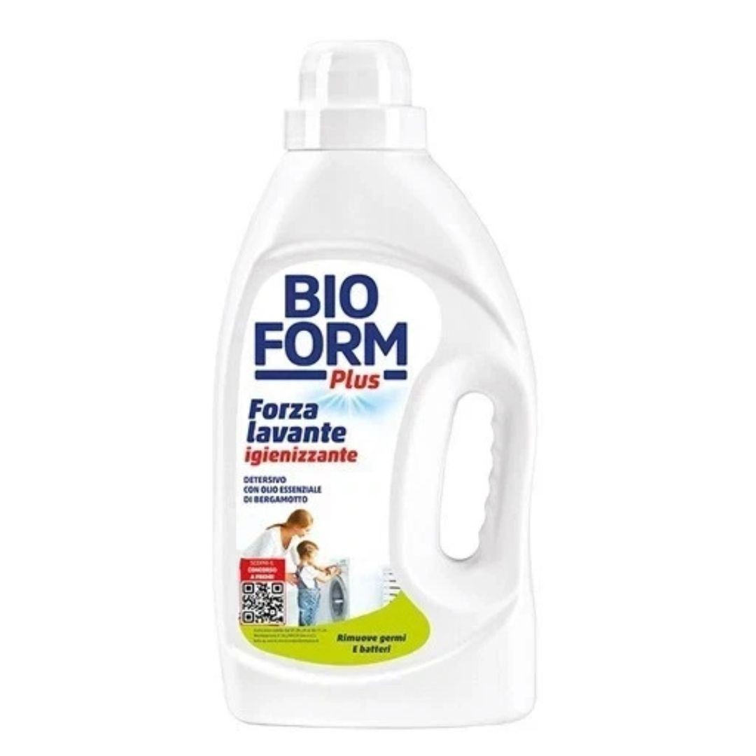Bioform Plus - Detersivo Lavatrice Liquido Igienizzante - essenza bergamotto