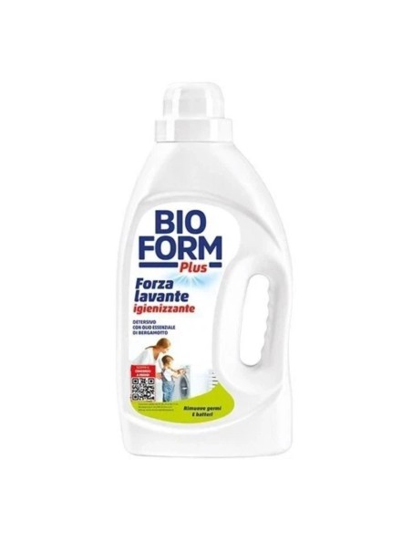 Bioform Plus - Detersivo Lavatrice Liquido Igienizzante - essenza bergamotto