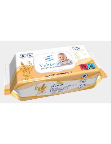 Salviette, salviette Neonato Profumo avena Imbevute Bimbi Cambio Detergenti 5 pz