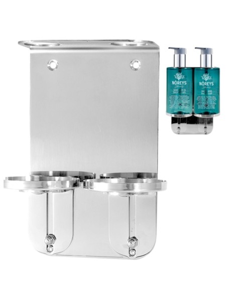 Staffa in acciaio supporto doppio Linea Noreys