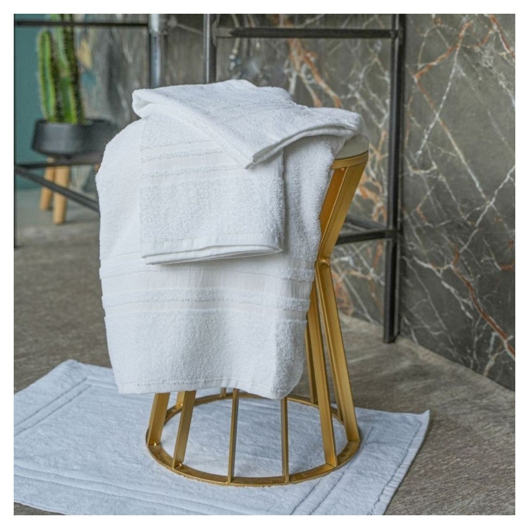 Tris Asciugamani da Bagno Biancaluna art. Bianchissimo Hotellerie